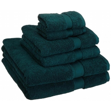 Superior 900GSM Egyptian Cotton 6-Piece Towel Set  Teal 900GSM 6 PC SET TL